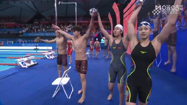 浙江游泳队再创辉煌!徐嘉余夺全运会第14金,男女混合接力霸气夺冠