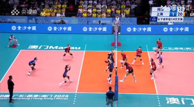 朱婷带队背水一战!河南女排0-2落后,第三局成生死关键